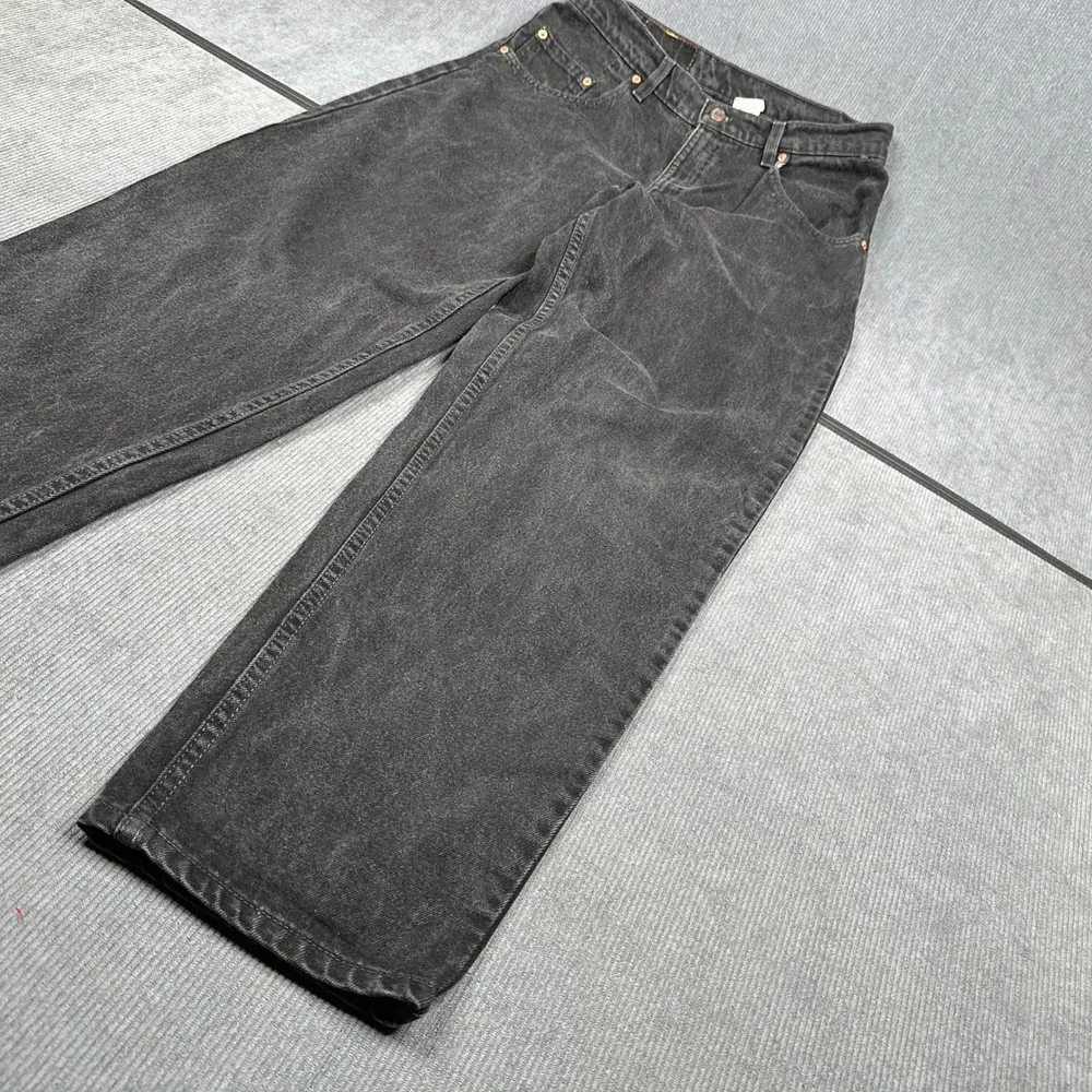 Vintage Levis 560 Loose Fit Tapered Leg Black Jeans Mens 33x30 Made in USA